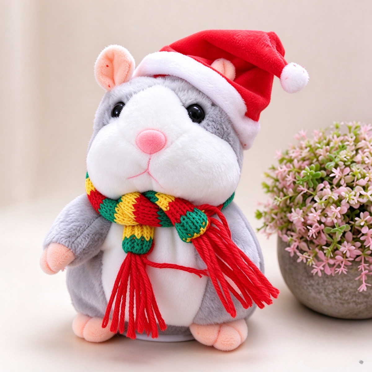 🥳2026 BESTSELLER🥳💞100K+ SOLD! 🐹✨ 50% OFF! Talking Hamster Plush – mimics your voice, auto head-shaking, endless laughs for kids & adults. The ultimate gift & pet toy! 🎁💚