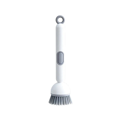 6-in-1 Soap Dispensing Dish Brush – Leak-Proof, Adjustable & Wall-Mounted