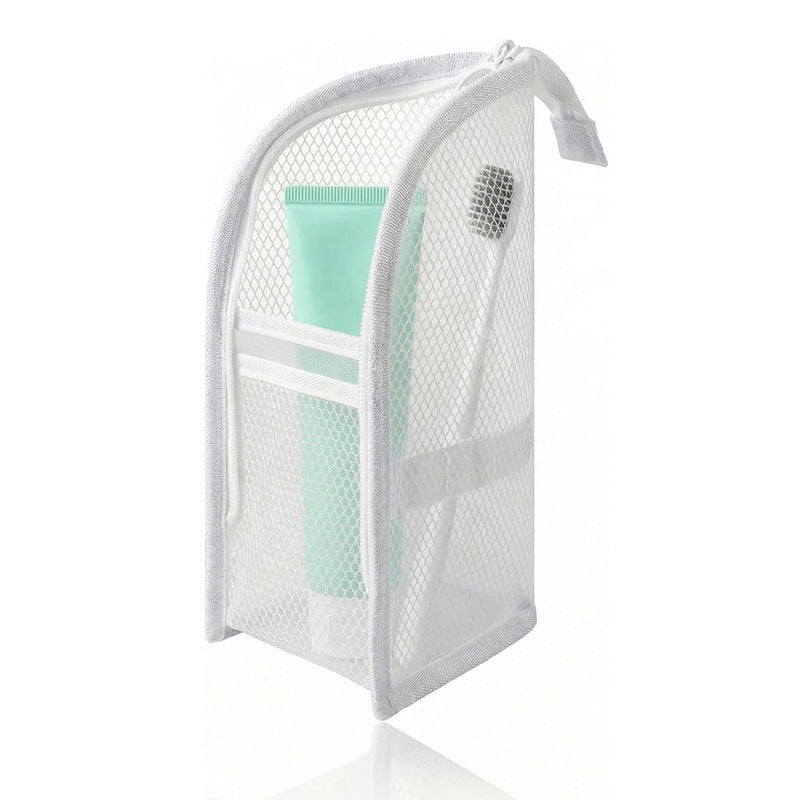 🔥LAST CHANCE!! ✨BUY 1 GET 1 FREE!!!🔥Mesh Zipper Travel Pouch – Leak-Proof Multi-Pocket Organizer for Toiletries & Makeup