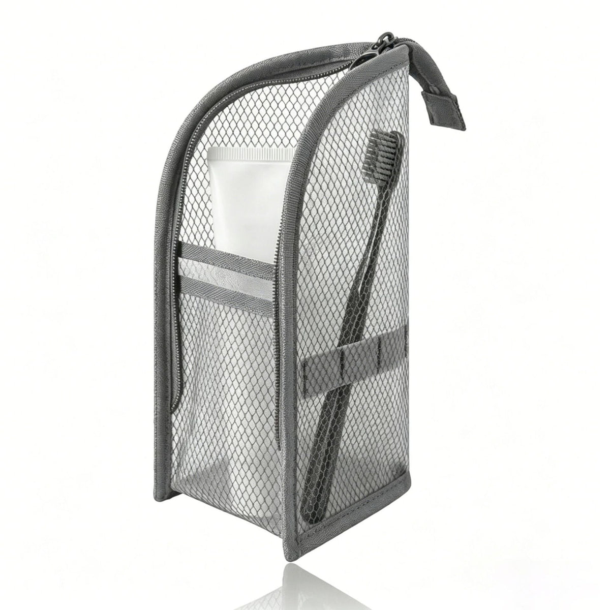 🔥LAST CHANCE!! ✨BUY 1 GET 1 FREE!!!🔥Mesh Zipper Travel Pouch – Leak-Proof Multi-Pocket Organizer for Toiletries & Makeup