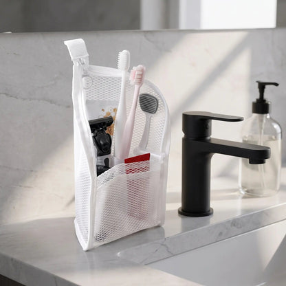 🔥LAST CHANCE!! ✨BUY 1 GET 1 FREE!!!🔥Mesh Zipper Travel Pouch – Leak-Proof Multi-Pocket Organizer for Toiletries & Makeup