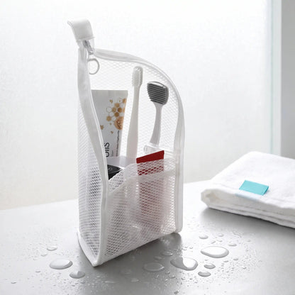 🔥LAST CHANCE!! ✨BUY 1 GET 1 FREE!!!🔥Mesh Zipper Travel Pouch – Leak-Proof Multi-Pocket Organizer for Toiletries & Makeup