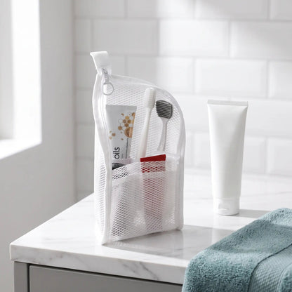 🔥LAST CHANCE!! ✨BUY 1 GET 1 FREE!!!🔥Mesh Zipper Travel Pouch – Leak-Proof Multi-Pocket Organizer for Toiletries & Makeup