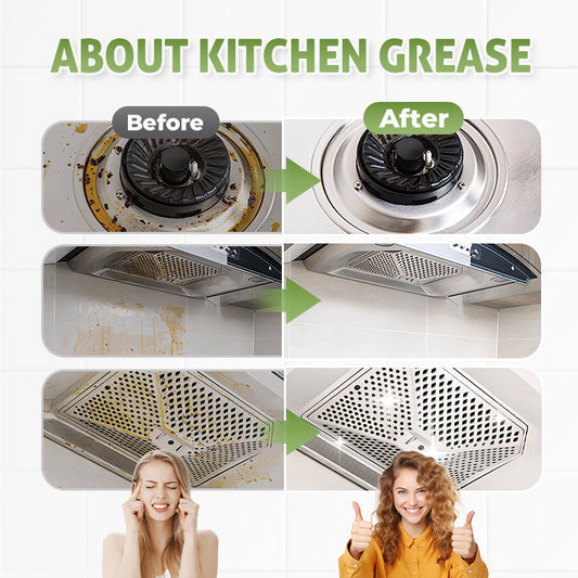 2026NEW🍋 Natural Enzyme Kitchen Cleaner – Chemical-Free Powerful Degreaser, Citrus-Scented Multi-Surface Spray for Grease, Grime & Odor
