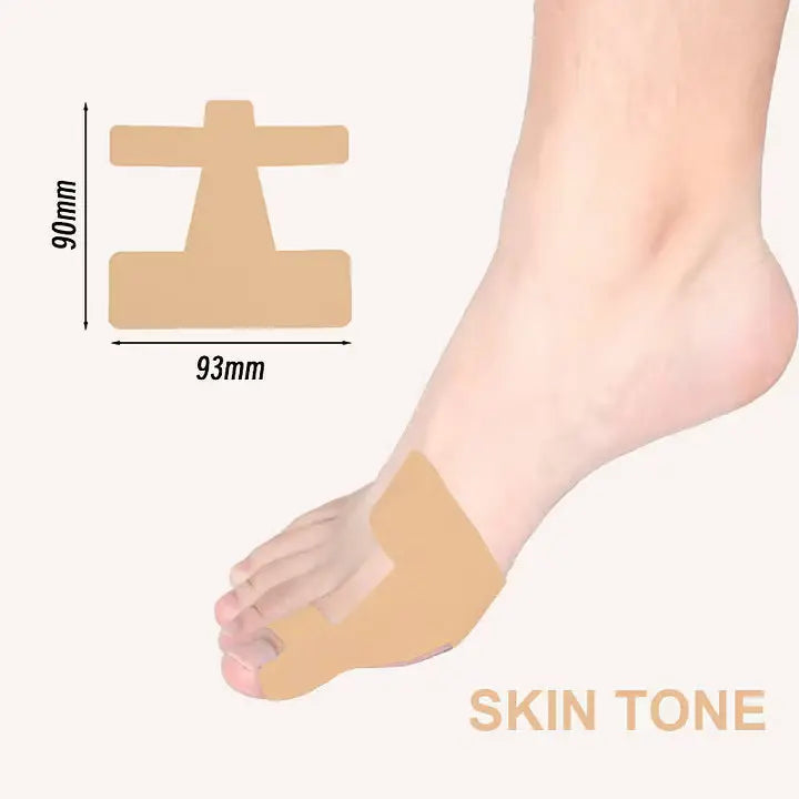 🔥 60PCS Pre-Cut Bunion Correction Kinesiology Tape – Elastic, Breathable & Hypoallergenic Latex-Free Toe Support Strips, Waterproof Adhesive Foot Patch for Hallux Valgus Pain Relief & Toe Alignment (One Size Fits All)