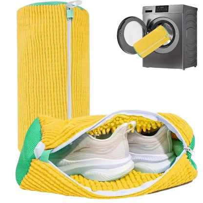 Shoe Wash Bag for Washing Machine – Protect Your Sneakers & Footwear – Mesh Laundry Accessory