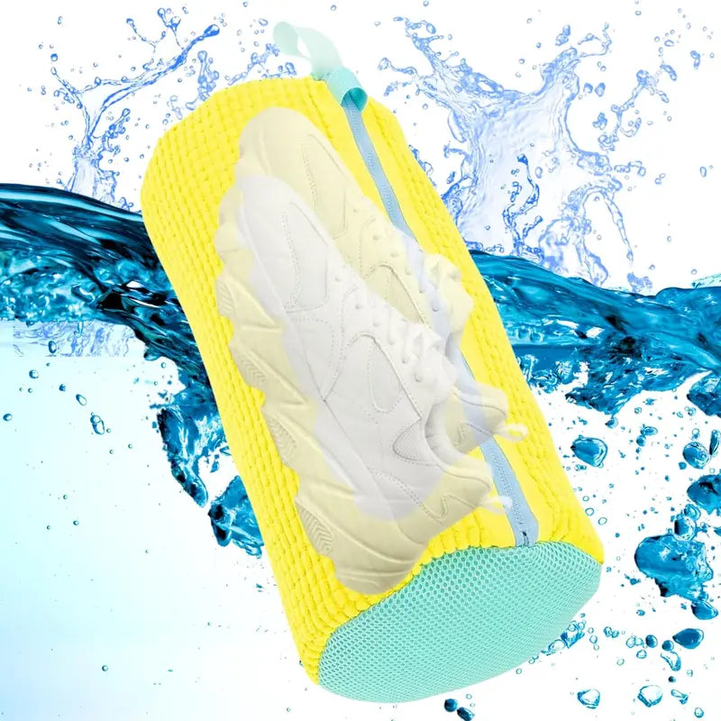 Shoe Wash Bag for Washing Machine – Protect Your Sneakers & Footwear – Mesh Laundry Accessory