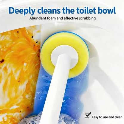 Toilet Brush Kit – 24 Refills, Touch-Free Spinning System, Long-Lasting 4-Month Clean