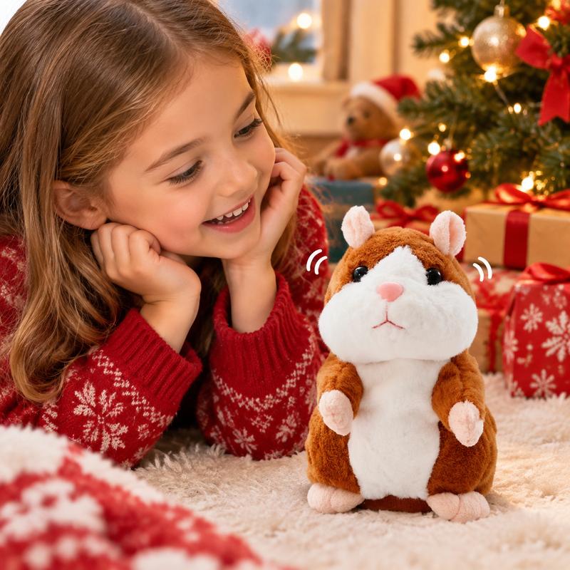🥳2026 BESTSELLER🥳💞100K+ SOLD! 🐹✨ 50% OFF! Talking Hamster Plush – mimics your voice, auto head-shaking, endless laughs for kids & adults. The ultimate gift & pet toy! 🎁💚
