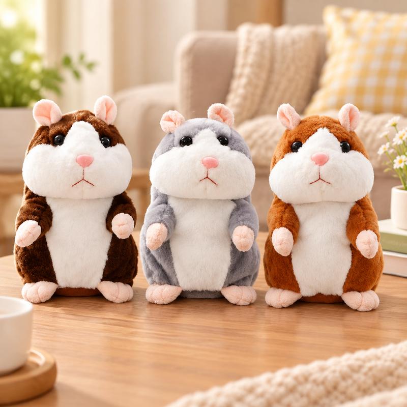 🥳2026 BESTSELLER🥳💞100K+ SOLD! 🐹✨ 50% OFF! Talking Hamster Plush – mimics your voice, auto head-shaking, endless laughs for kids & adults. The ultimate gift & pet toy! 🎁💚
